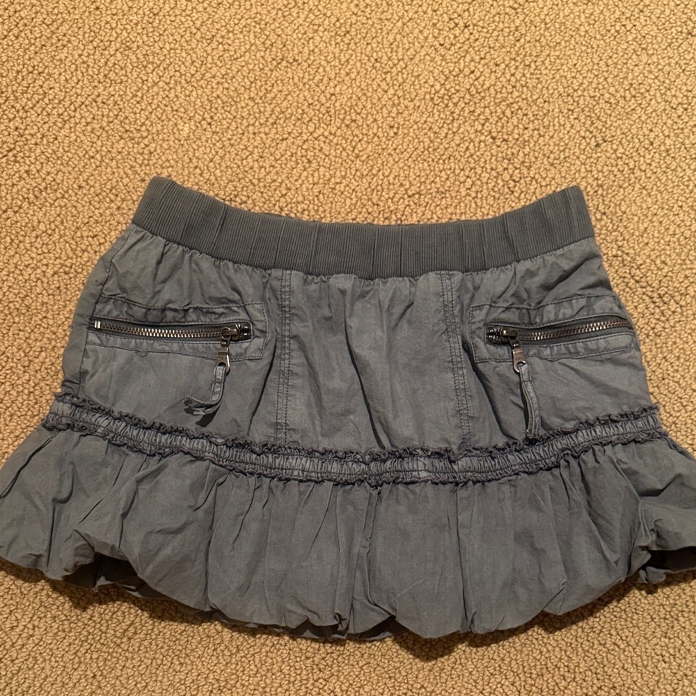 NWT Urban outfitters BDG grey blue cargo streetwear mini skirt